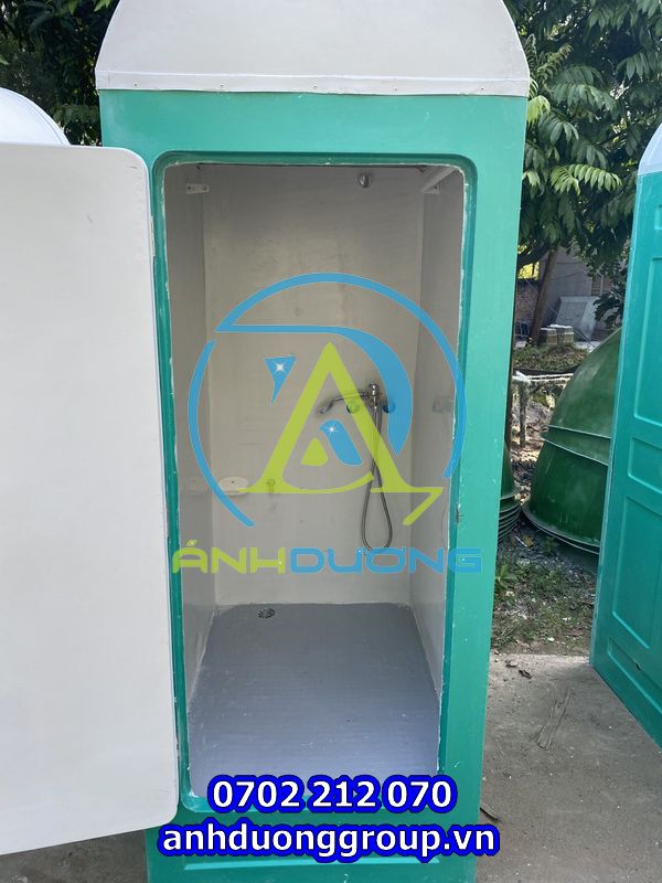 Hình ảnh thực tế nhà tắm di động composite buồng đơn